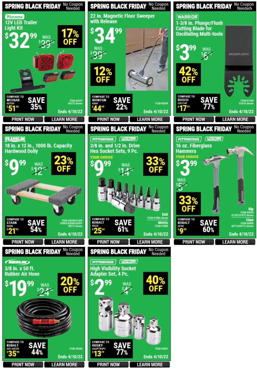 Harbor Freight Weekly Ad Flyer April 10 to April 17