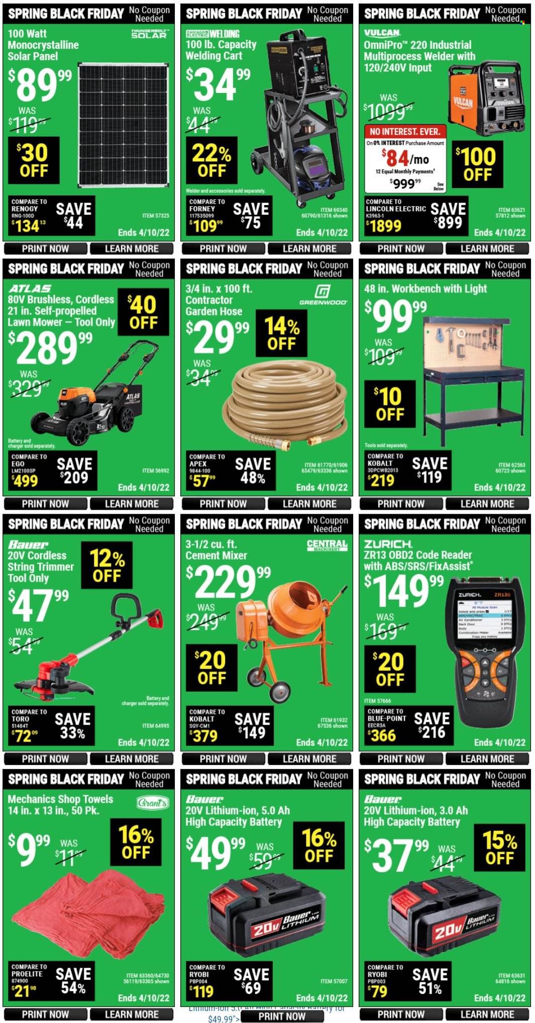 Harbor Freight Weekly Ad Flyer April 10 to April 17