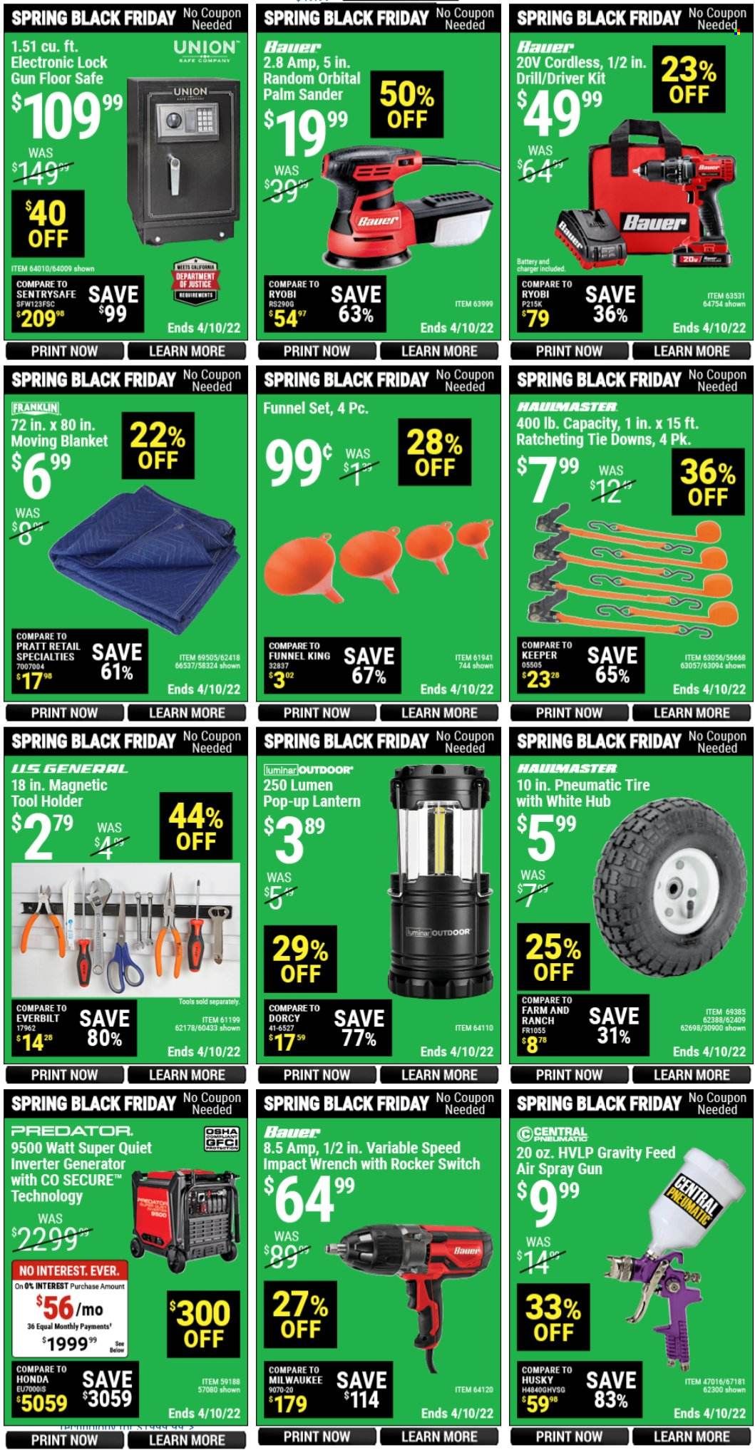 Harbor Freight Weekly Ad Flyer April 10 to April 17