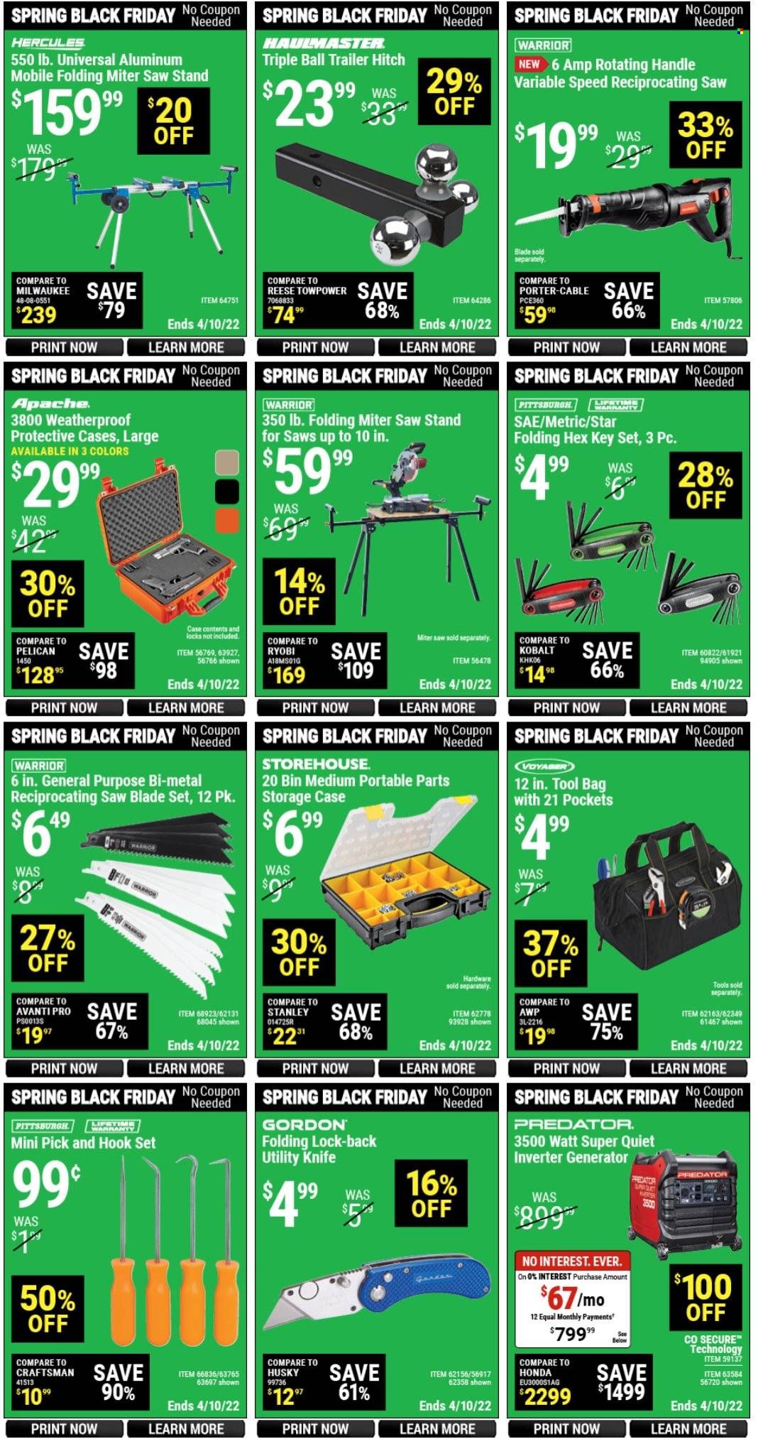 Harbor Freight Weekly Ad Flyer April 10 to April 17