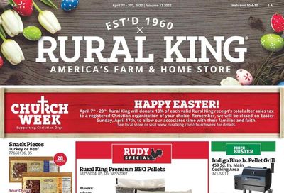 Rural King Weekly Ad Flyer April 10 to April 17