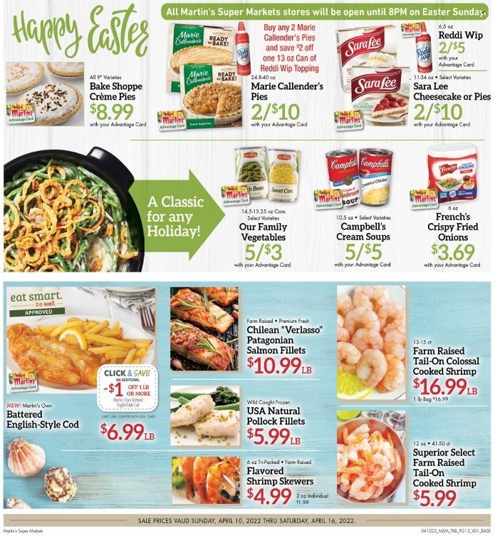 Martin’s (IN, MI) Weekly Ad Flyer April 10 to April 17