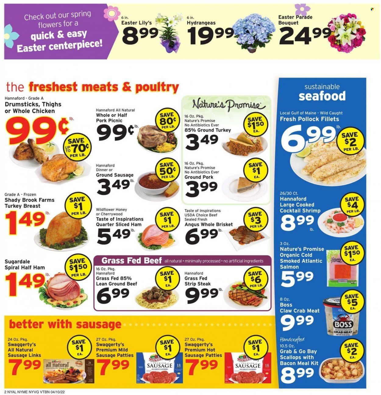 Hannaford (NY) Weekly Ad Flyer April 10 to April 17