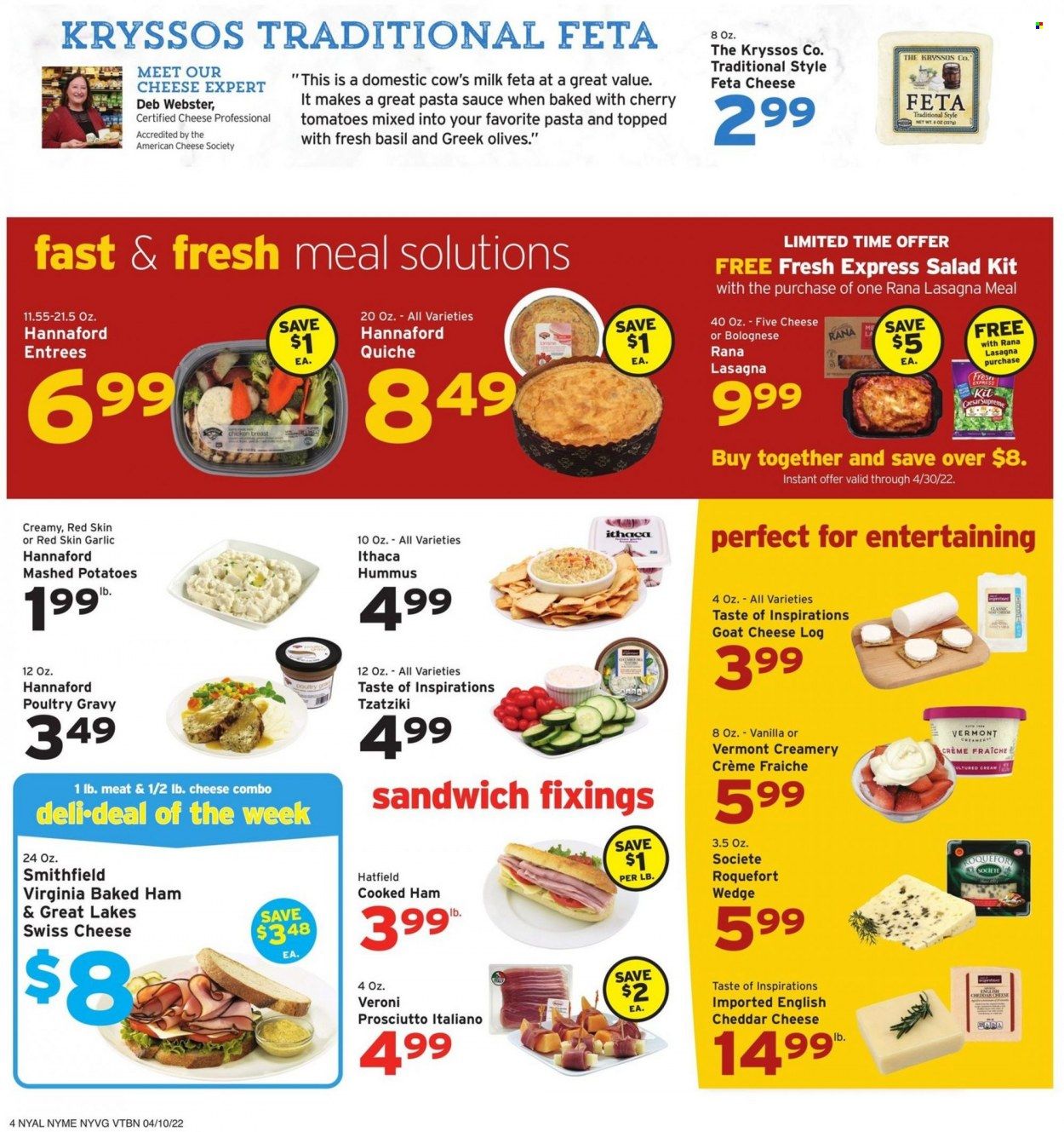 Hannaford (NY) Weekly Ad Flyer April 10 to April 17