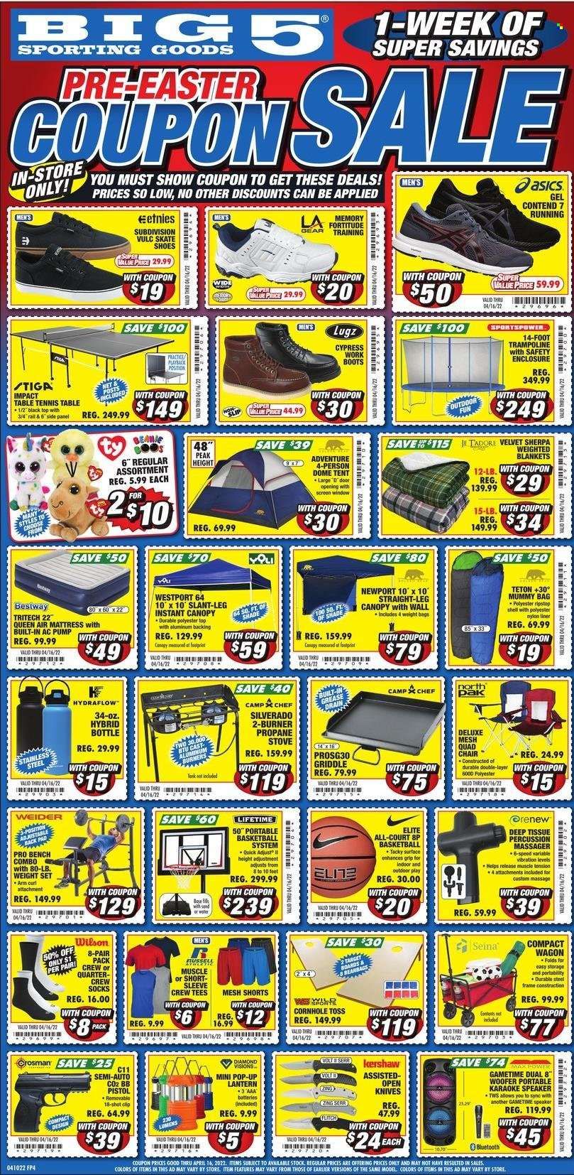 Big 5 (AZ, CA, CO, ID, NM, OR, UT, WA) Weekly Ad Flyer April 10 to April 17