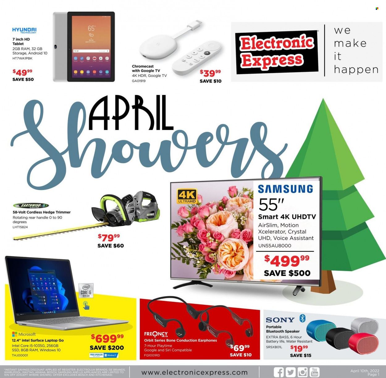 Electronic Express (AL, TN) Weekly Ad Flyer April 10 to April 17