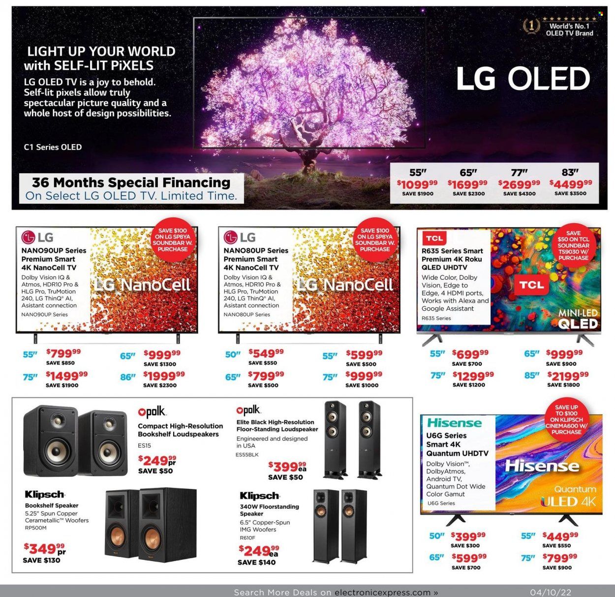 Electronic Express (AL, TN) Weekly Ad Flyer April 10 to April 17