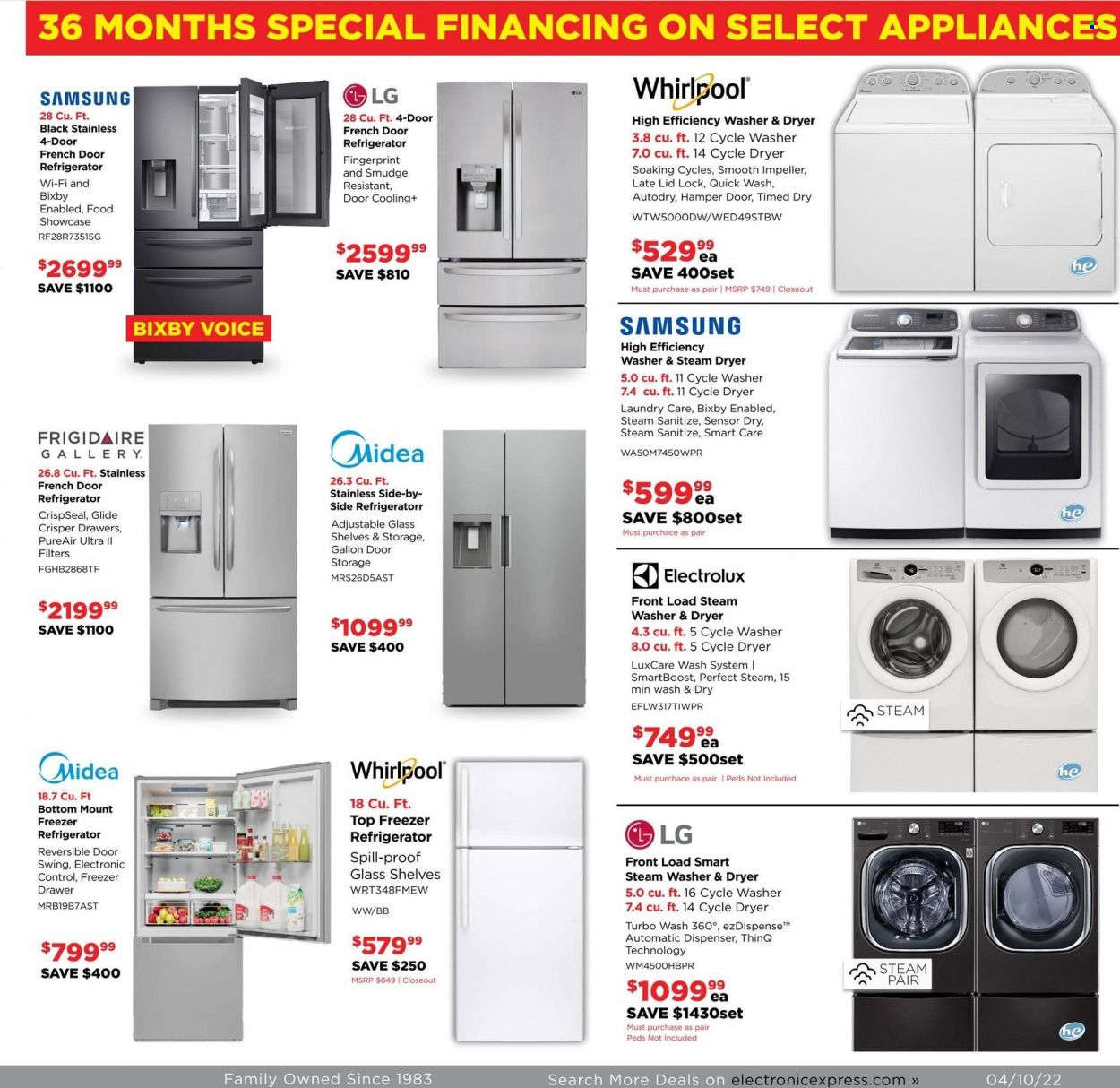 Electronic Express (AL, TN) Weekly Ad Flyer April 10 to April 17