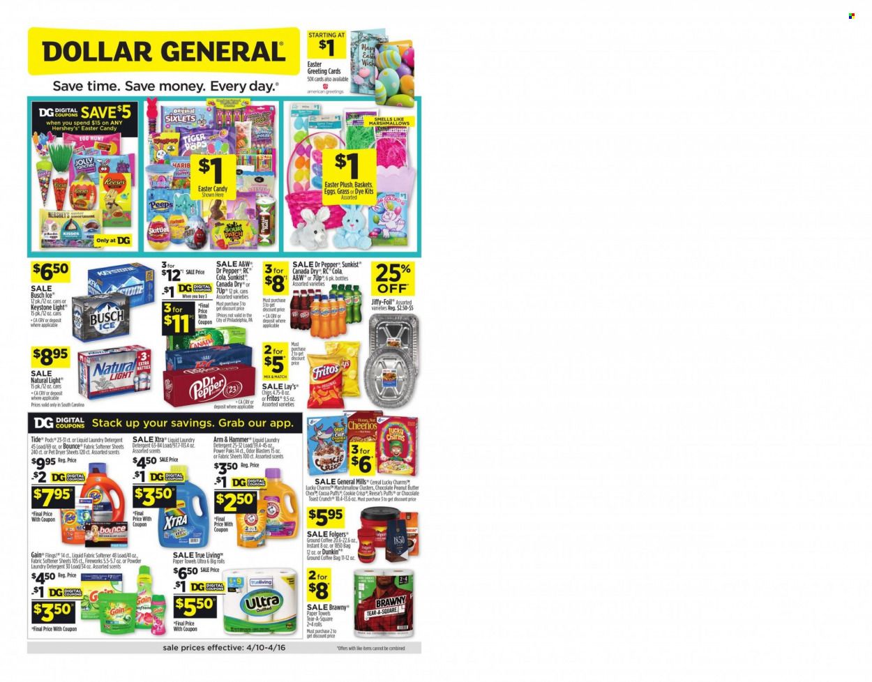 Dollar General (SC) Weekly Ad Flyer April 11 to April 18