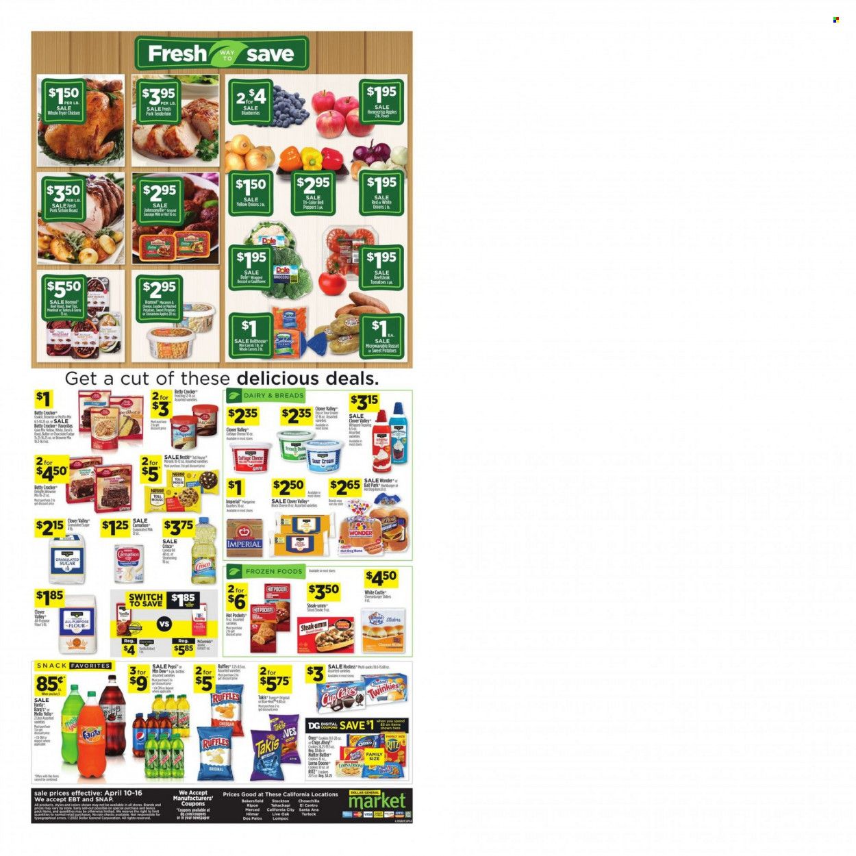 Dollar General (CA, FL) Weekly Ad Flyer April 11 to April 18