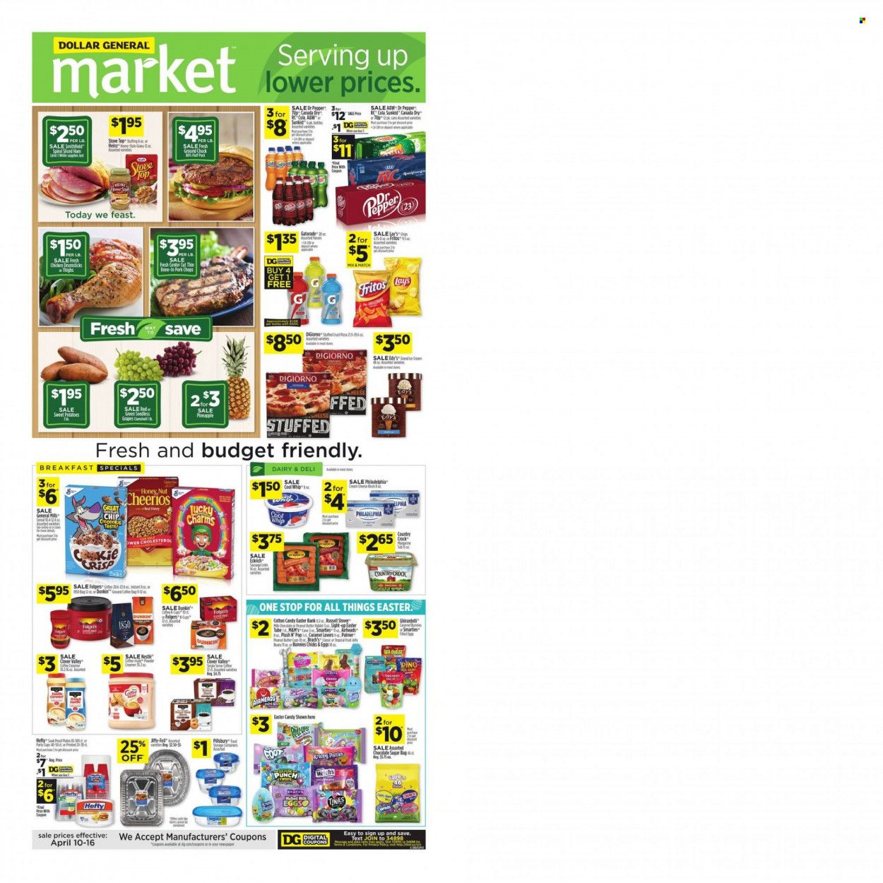 Dollar General (AL, GA, KY, LA, TN) Weekly Ad Flyer April 11 to April 18