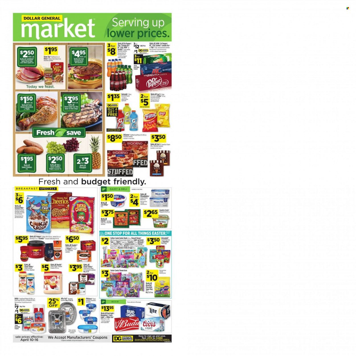 Dollar General (MS) Weekly Ad Flyer April 12 to April 19