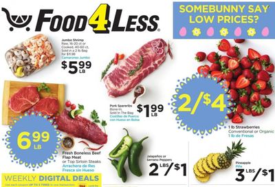 Food 4 Less (CA) Weekly Ad Flyer April 12 to April 19