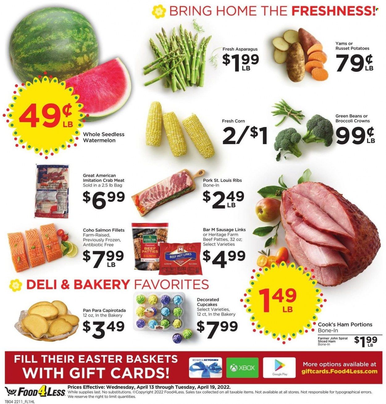 Food 4 Less (CA) Weekly Ad Flyer April 12 to April 19