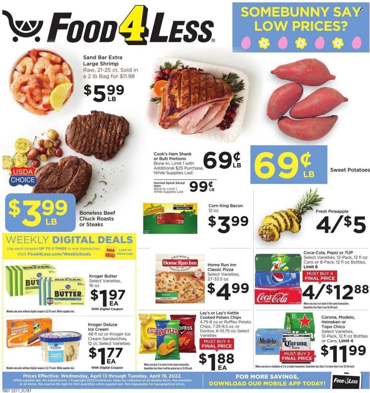Food 4 Less (IN) Weekly Ad Flyer April 12 to April 19
