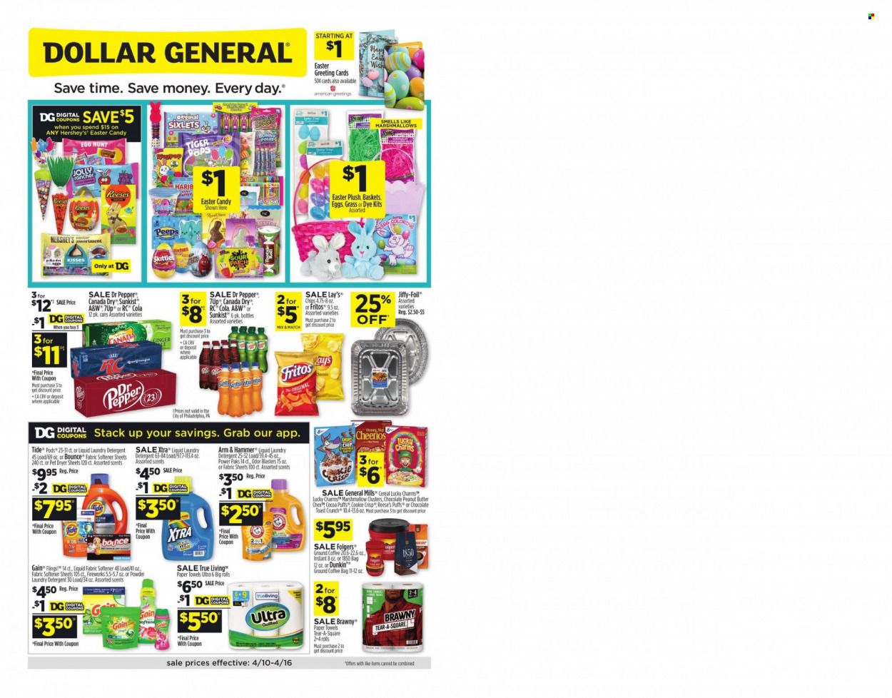 Dollar General (AZ, CO, NM, UT) Weekly Ad Flyer April 12 to April 19