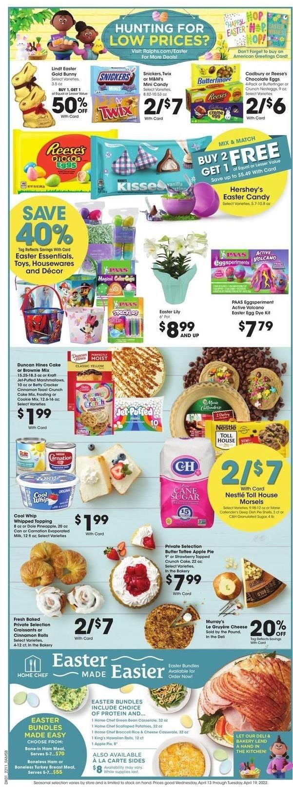 Ralphs (MD, NC, VA) Weekly Ad Flyer April 12 to April 19