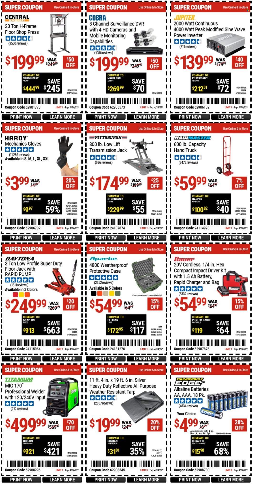 Harbor Freight Weekly Ad Flyer April 12 to April 19