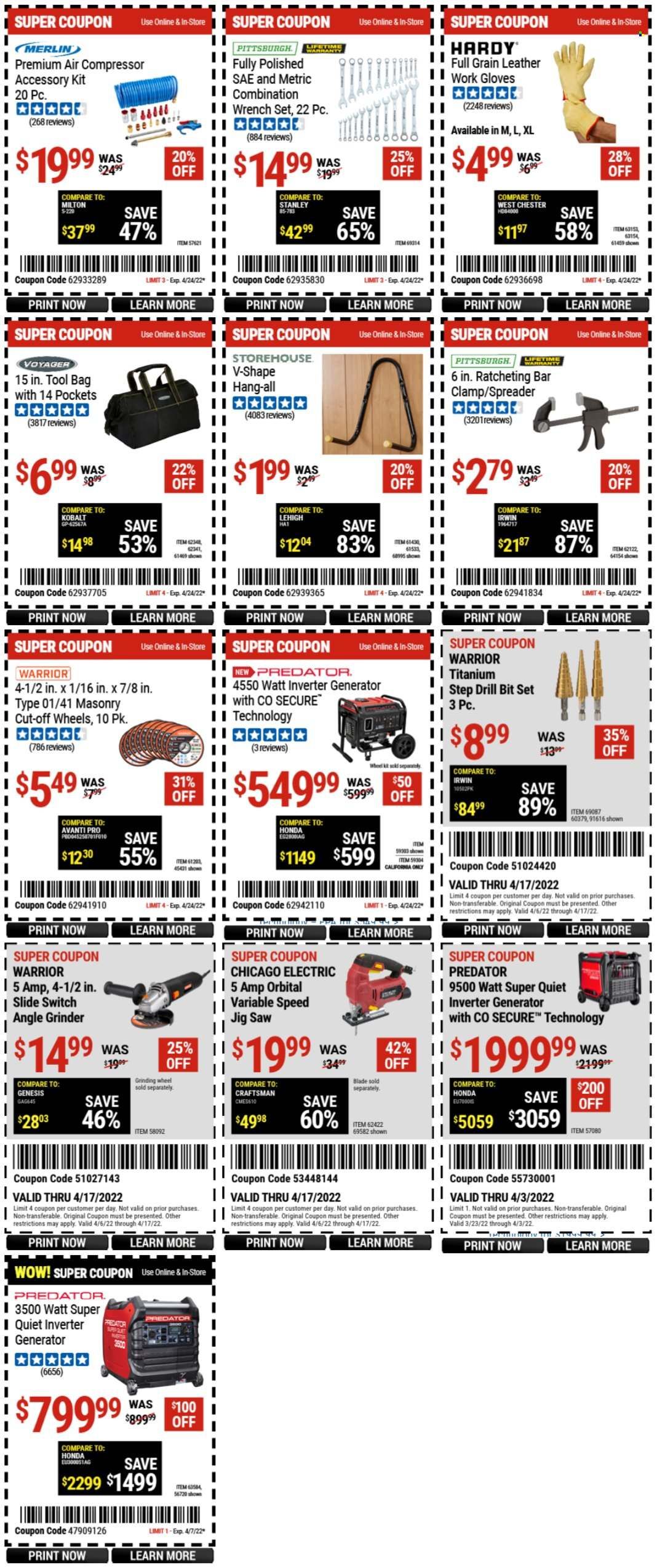 Harbor Freight Weekly Ad Flyer April 12 to April 19