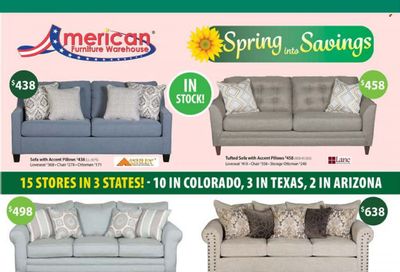 American Furniture Warehouse (AZ, CO, TX) Weekly Ad Flyer April 12 to April 19