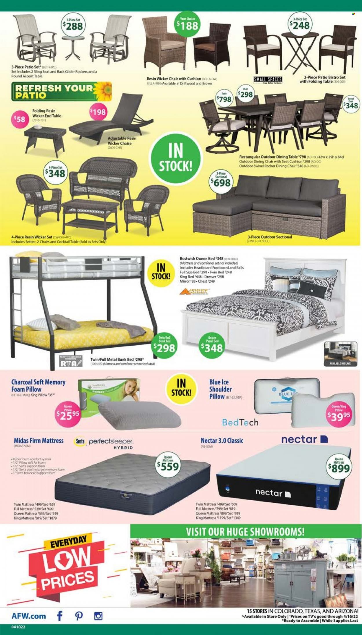 American Furniture Warehouse (AZ, CO, TX) Weekly Ad Flyer April 12 to April 19