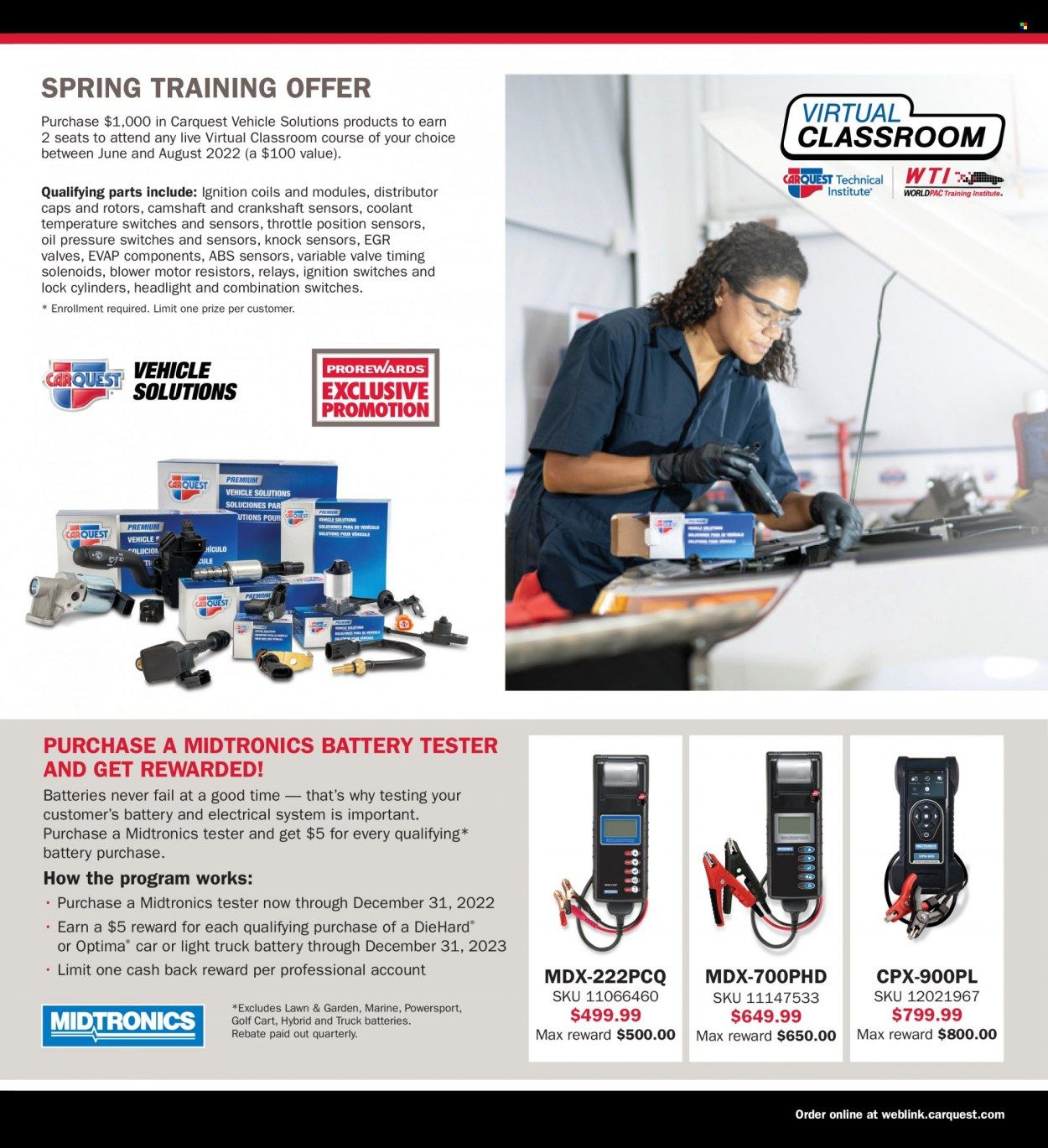 Carquest Weekly Ad Flyer April 12 to April 19