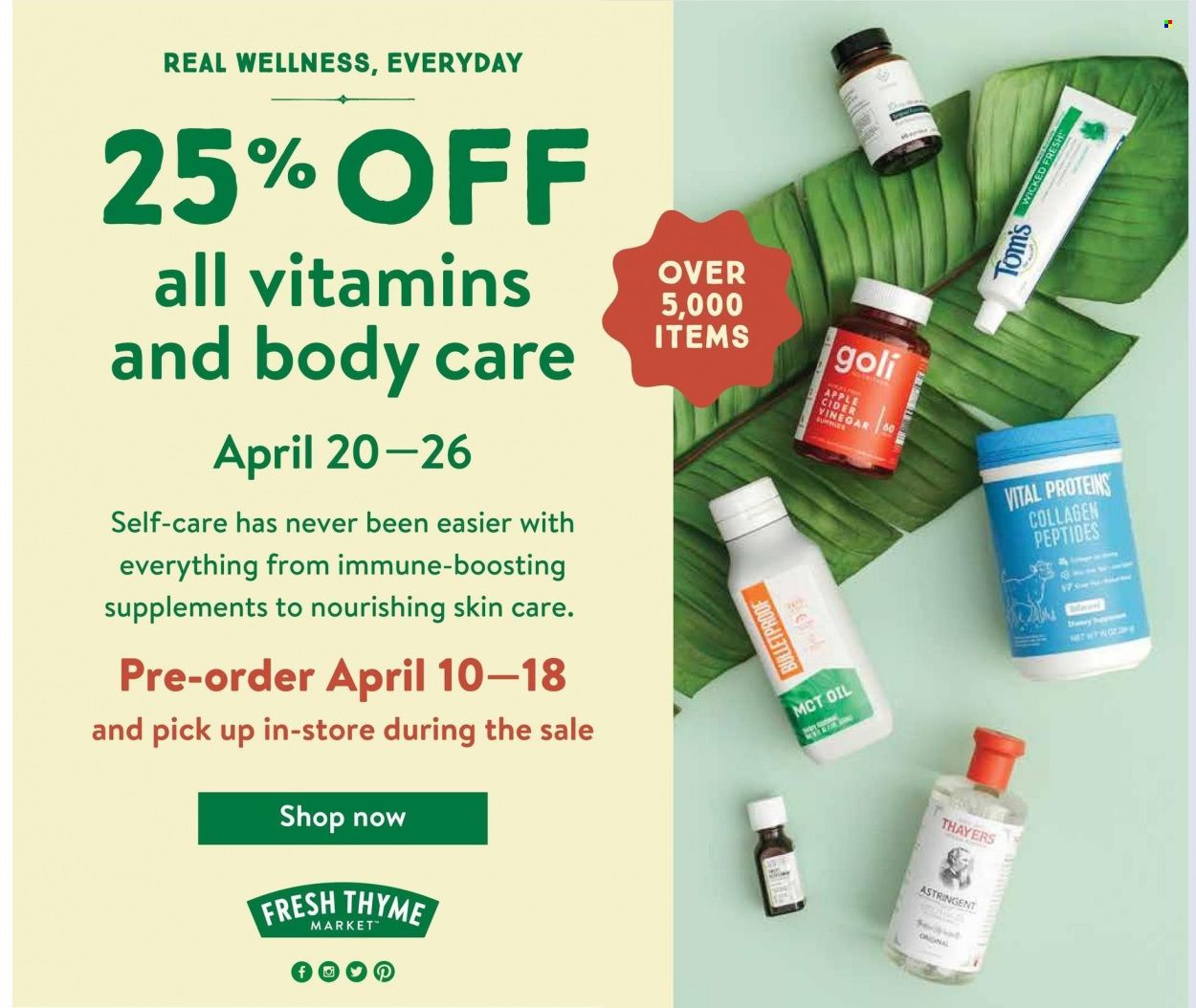 Fresh Thyme Weekly Ad Flyer April 12 to April 19