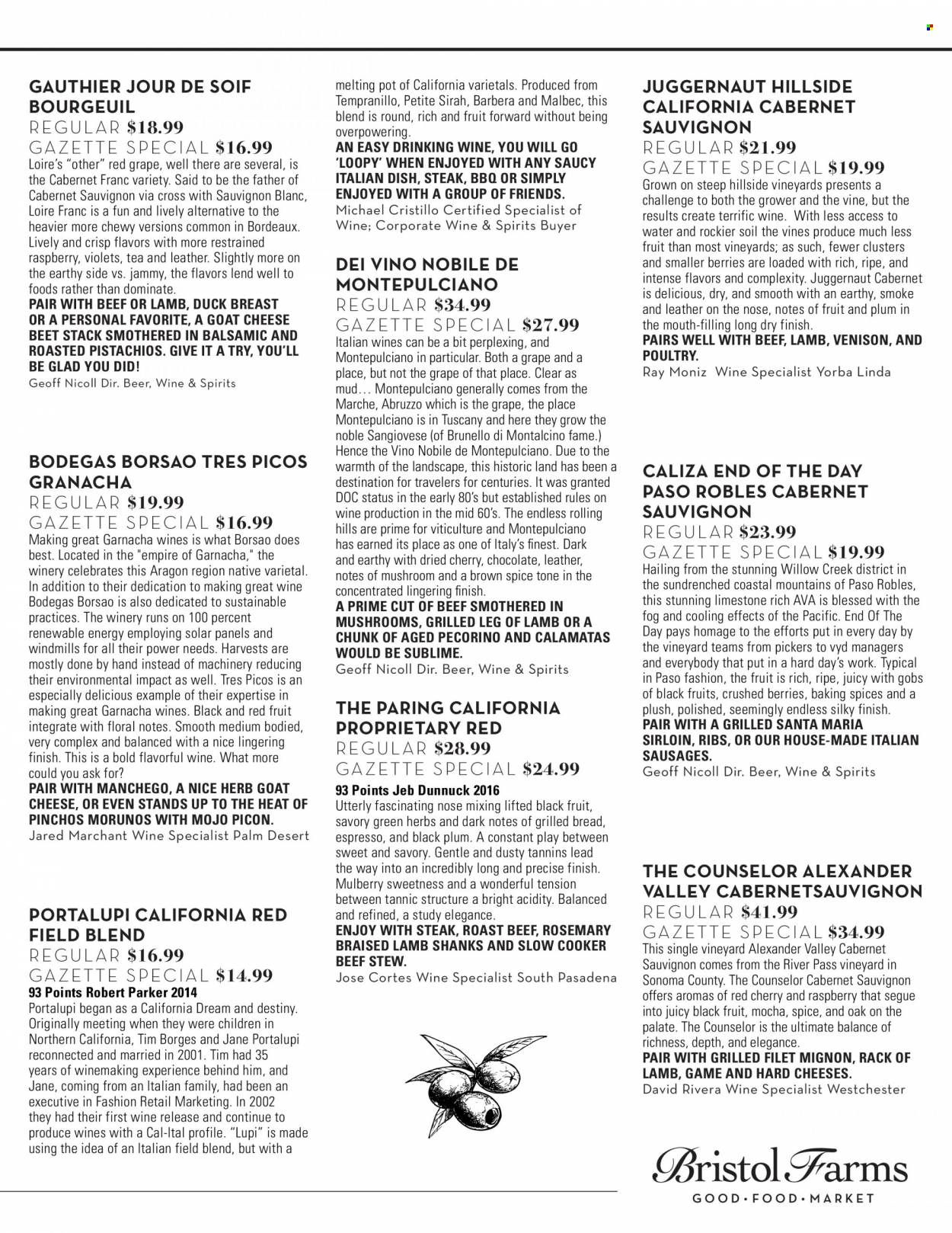 Bristol Farms (CA) Weekly Ad Flyer April 13 to April 20