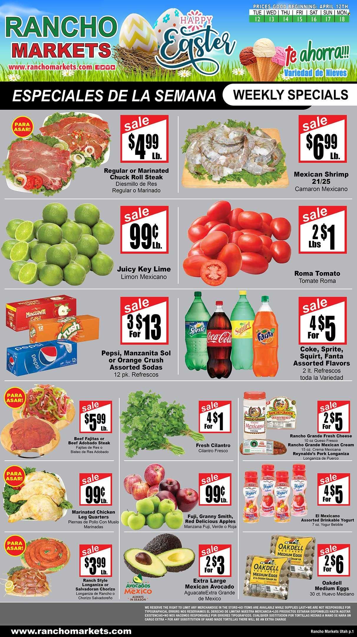 Rancho Markets (UT) Weekly Ad Flyer April 13 to April 20