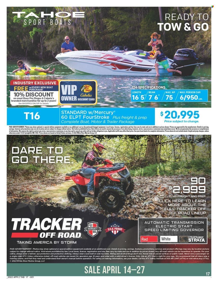 Cabela's Weekly Ad Flyer April 13 to April 20