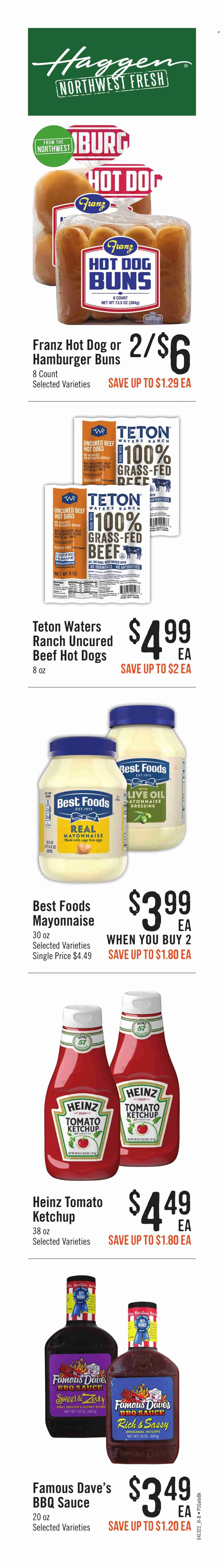Haggen (WA) Weekly Ad Flyer April 13 to April 20