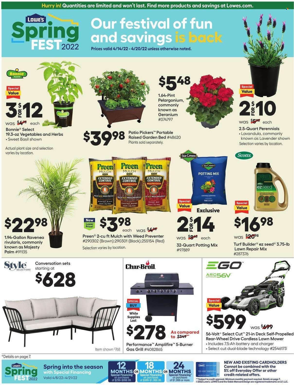 Lowe's Weekly Ad Flyer April 13 to April 20