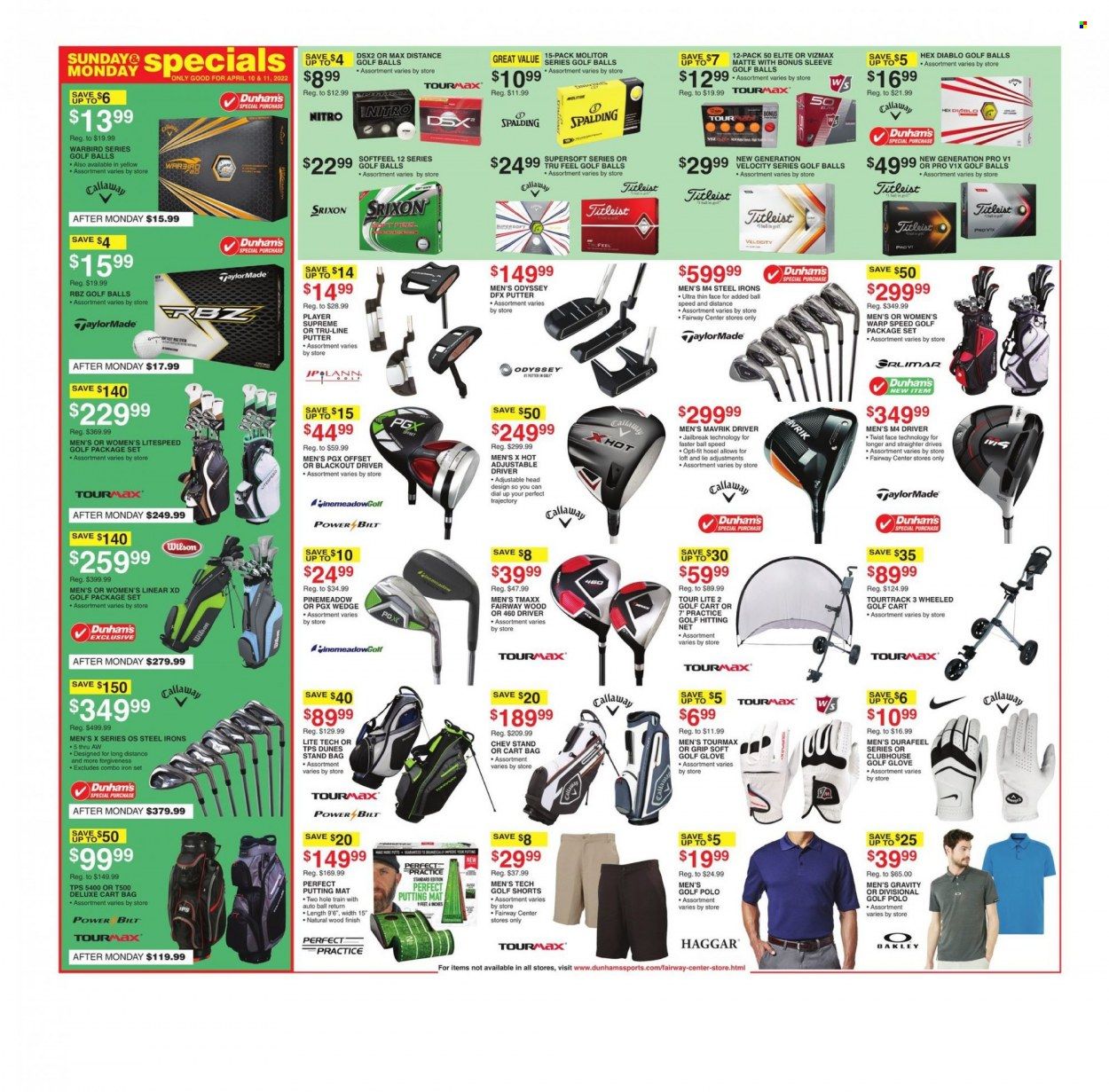 Dunham's Sports (WI) Weekly Ad Flyer April 13 to April 20