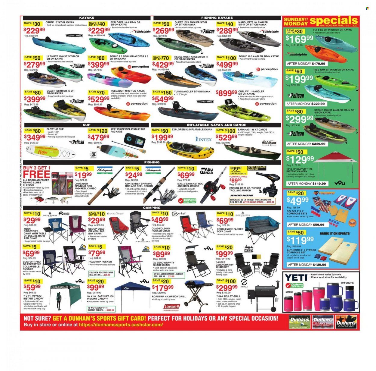 Dunham's Sports (WI) Weekly Ad Flyer April 13 to April 20