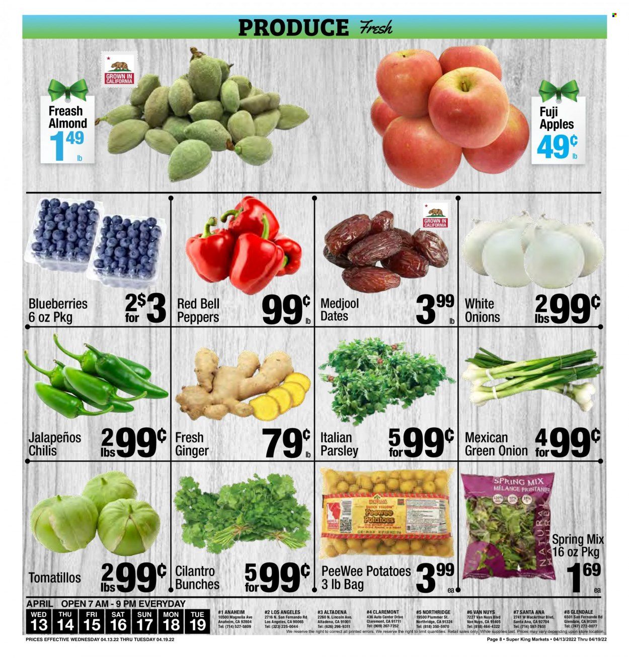 Super King Markets (CA) Weekly Ad Flyer April 13 to April 20