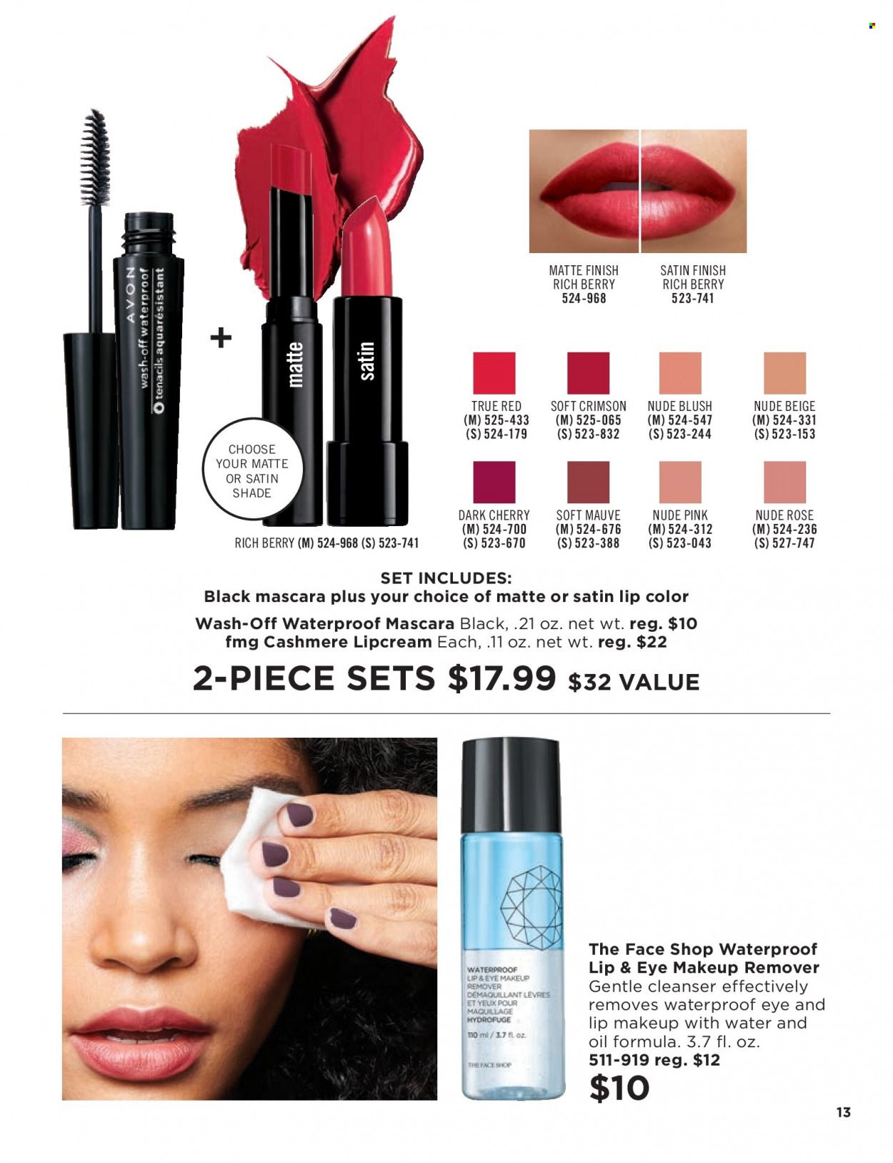 Avon Weekly Ad Flyer April 13 to April 20