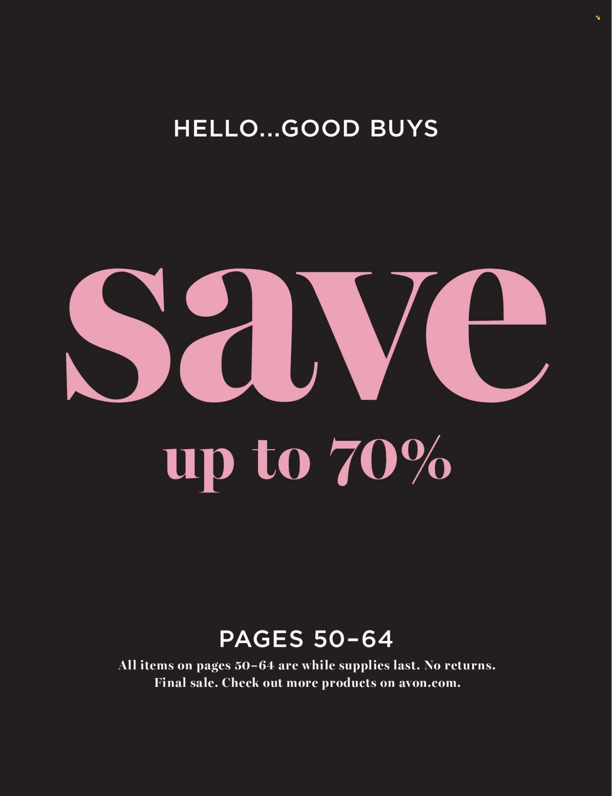 Avon Weekly Ad Flyer April 13 to April 20