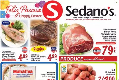 Sedano's (FL) Weekly Ad Flyer April 13 to April 20