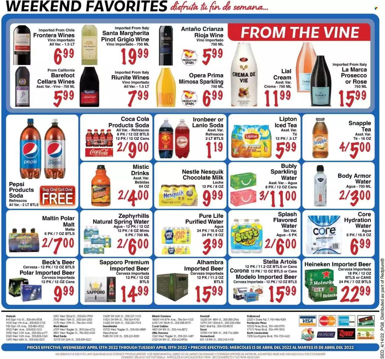 Sedano's (FL) Weekly Ad Flyer April 13 to April 20