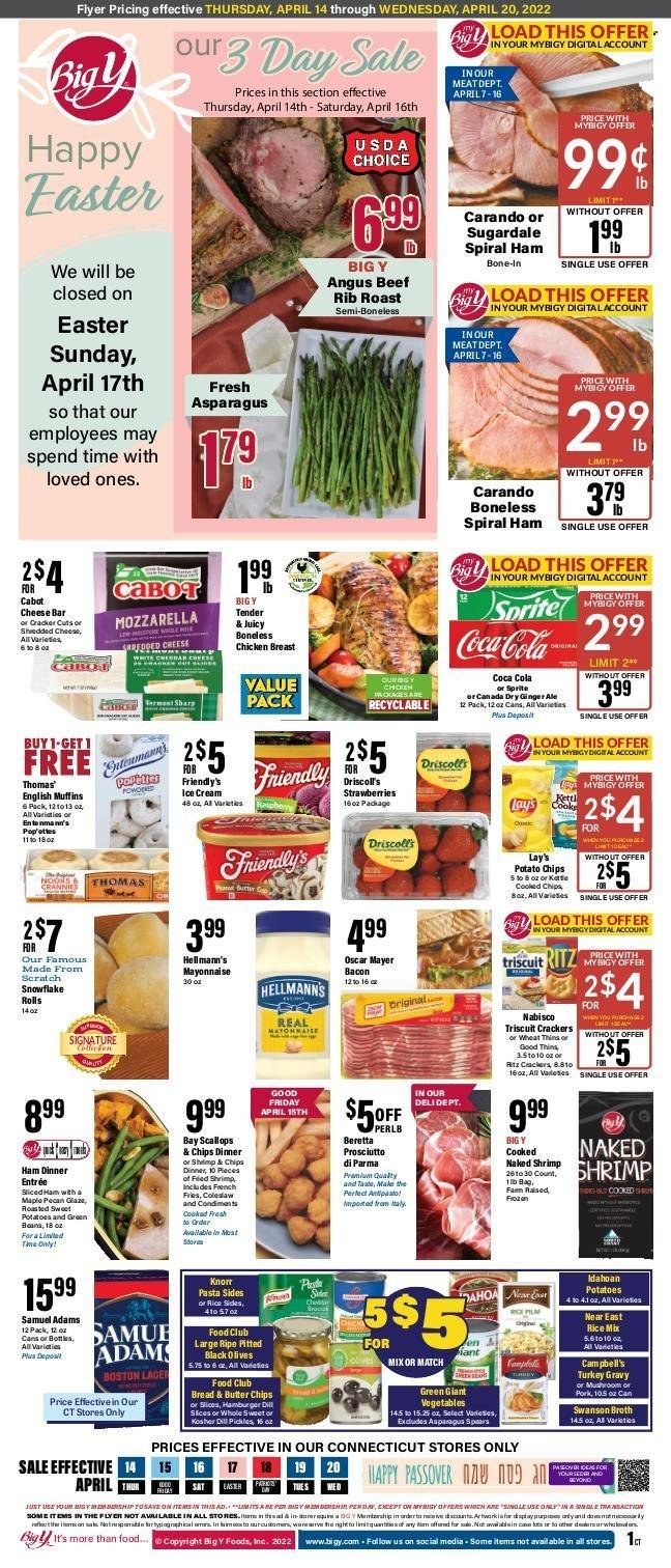 Big Y (CT) Weekly Ad Flyer April 14 to April 21