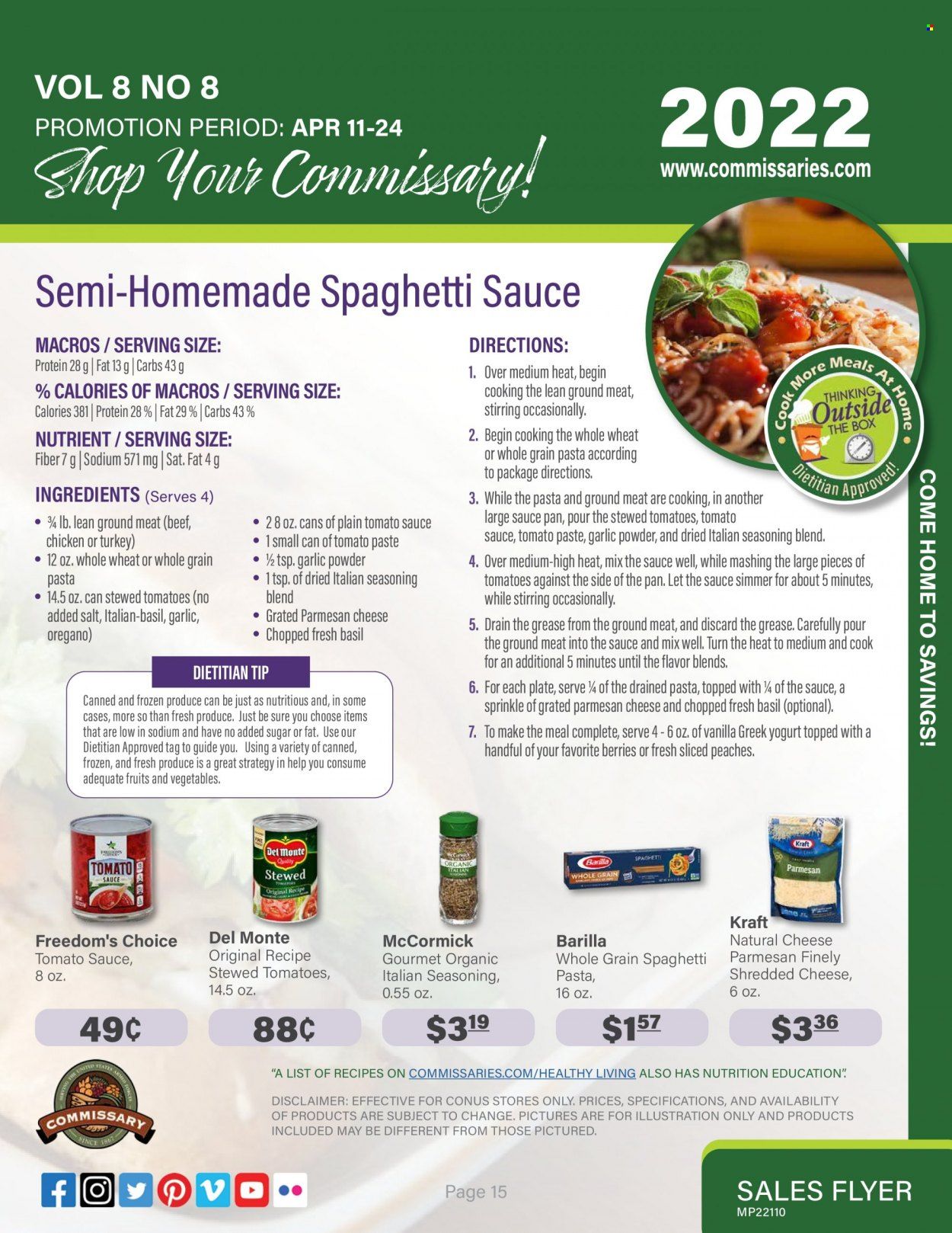 Commissary Weekly Ad Flyer April 14 to April 21