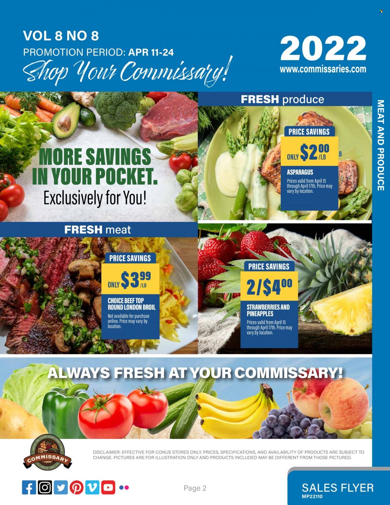 Commissary Weekly Ad Flyer April 14 to April 21