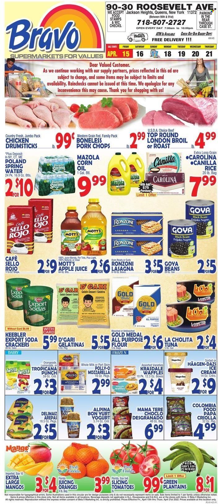 Bravo Supermarkets (CT, FL, MA, NJ, NY, PA) Weekly Ad Flyer April 14 to April 21