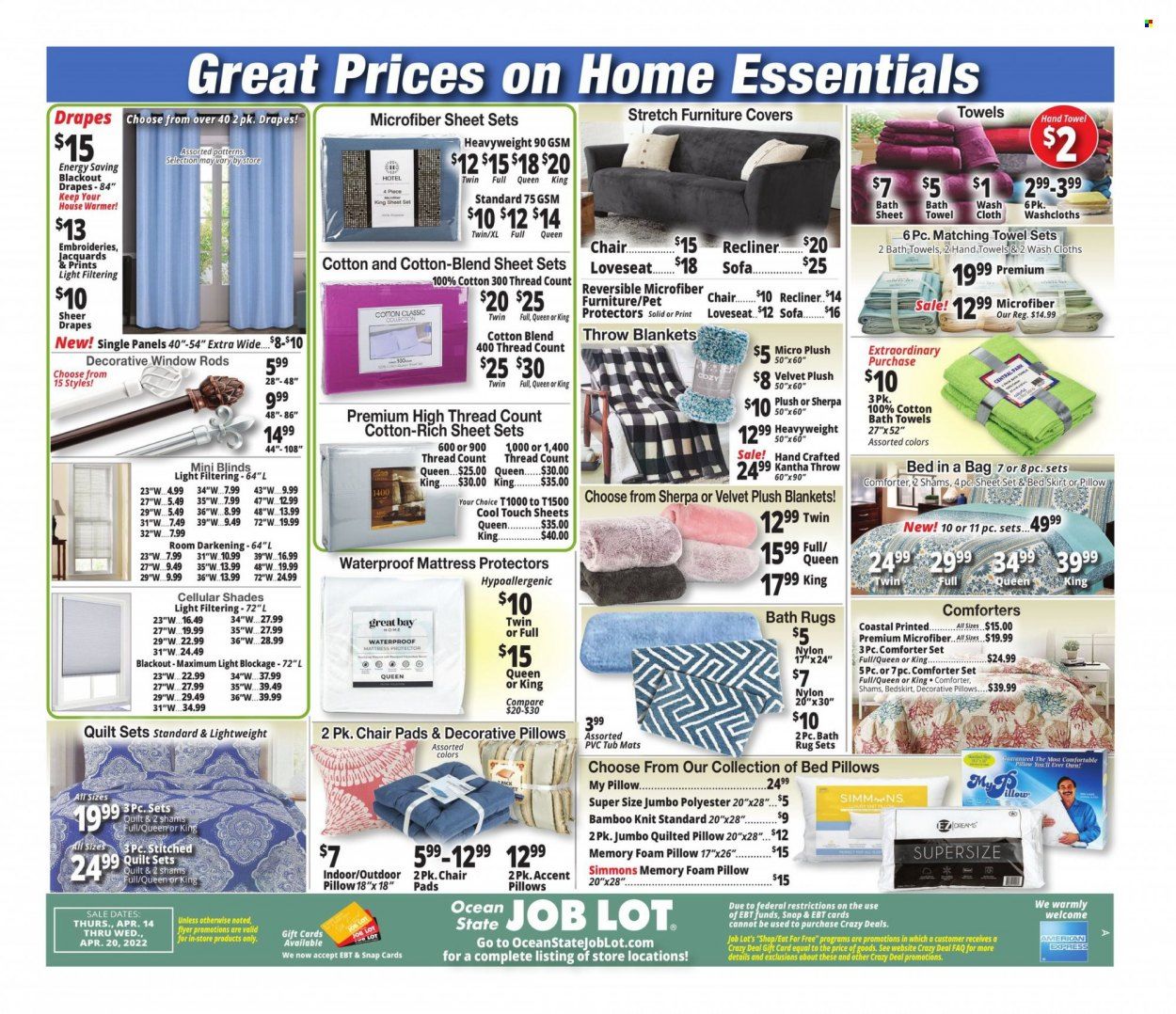 Ocean State Job Lot (CT, MA, ME, NH, NJ, NY, RI) Weekly Ad Flyer April 14 to April 21