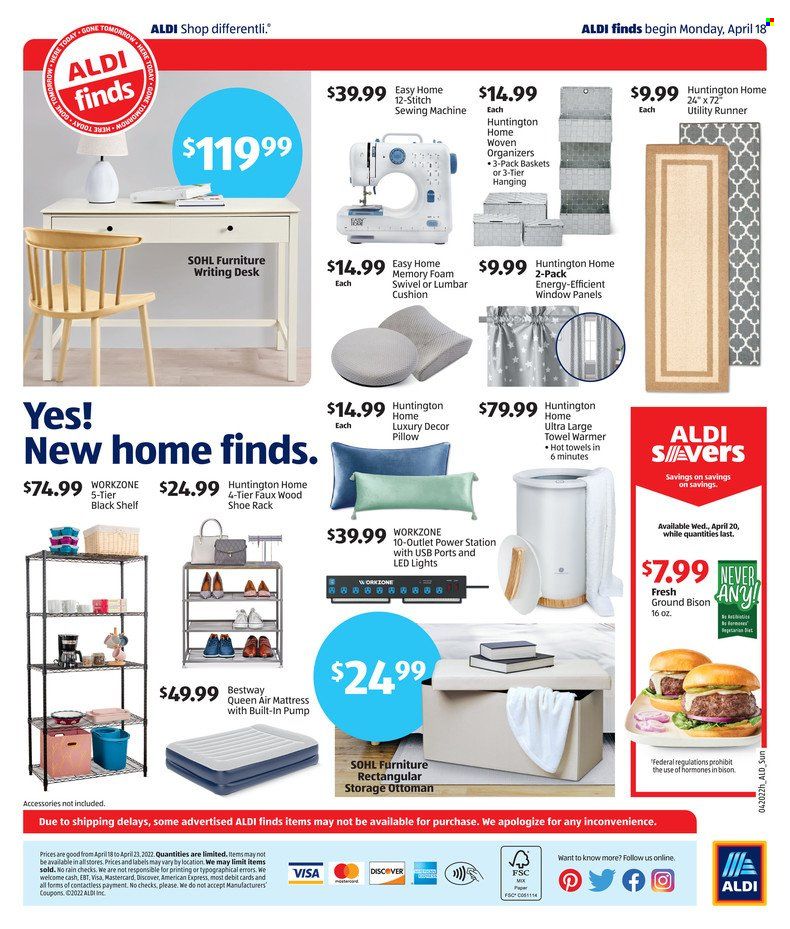 ALDI (KY, MI, MN, NJ, NY, OH, PA, VT, WV) Weekly Ad Flyer April 14 to April 21
