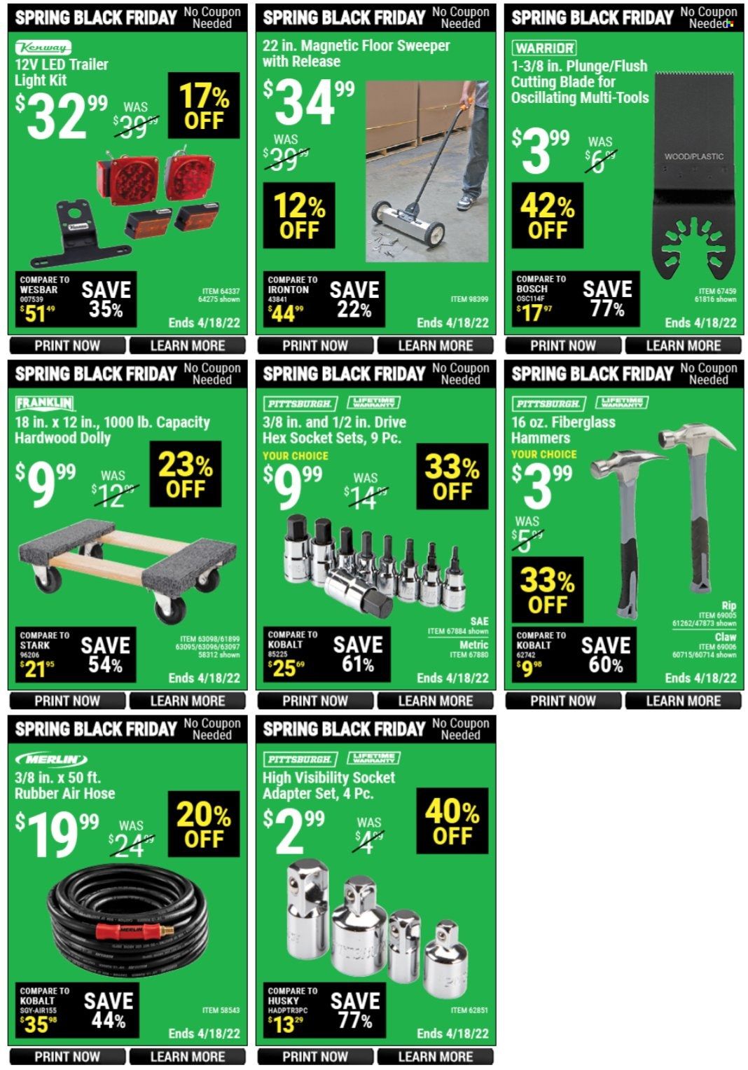 Harbor Freight Weekly Ad Flyer April 15 to April 22