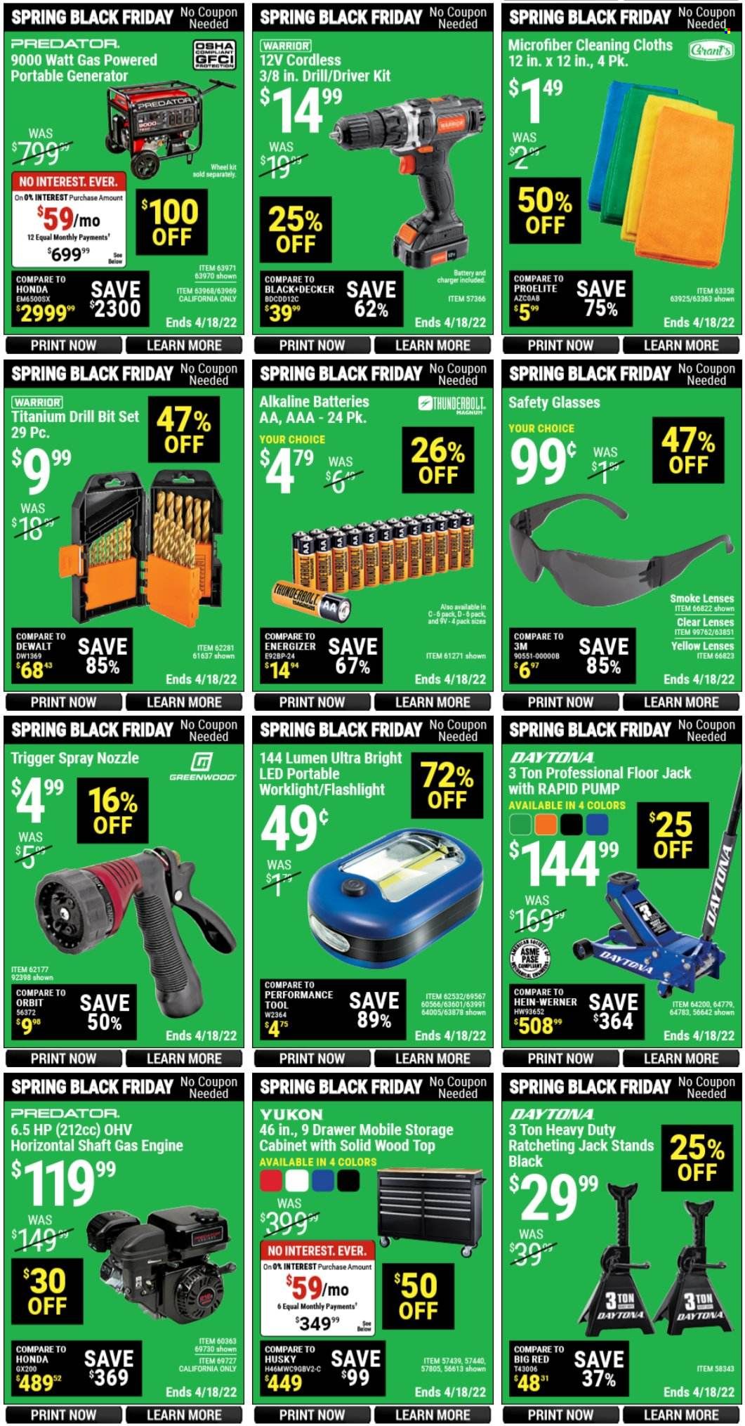 Harbor Freight Weekly Ad Flyer April 15 to April 22