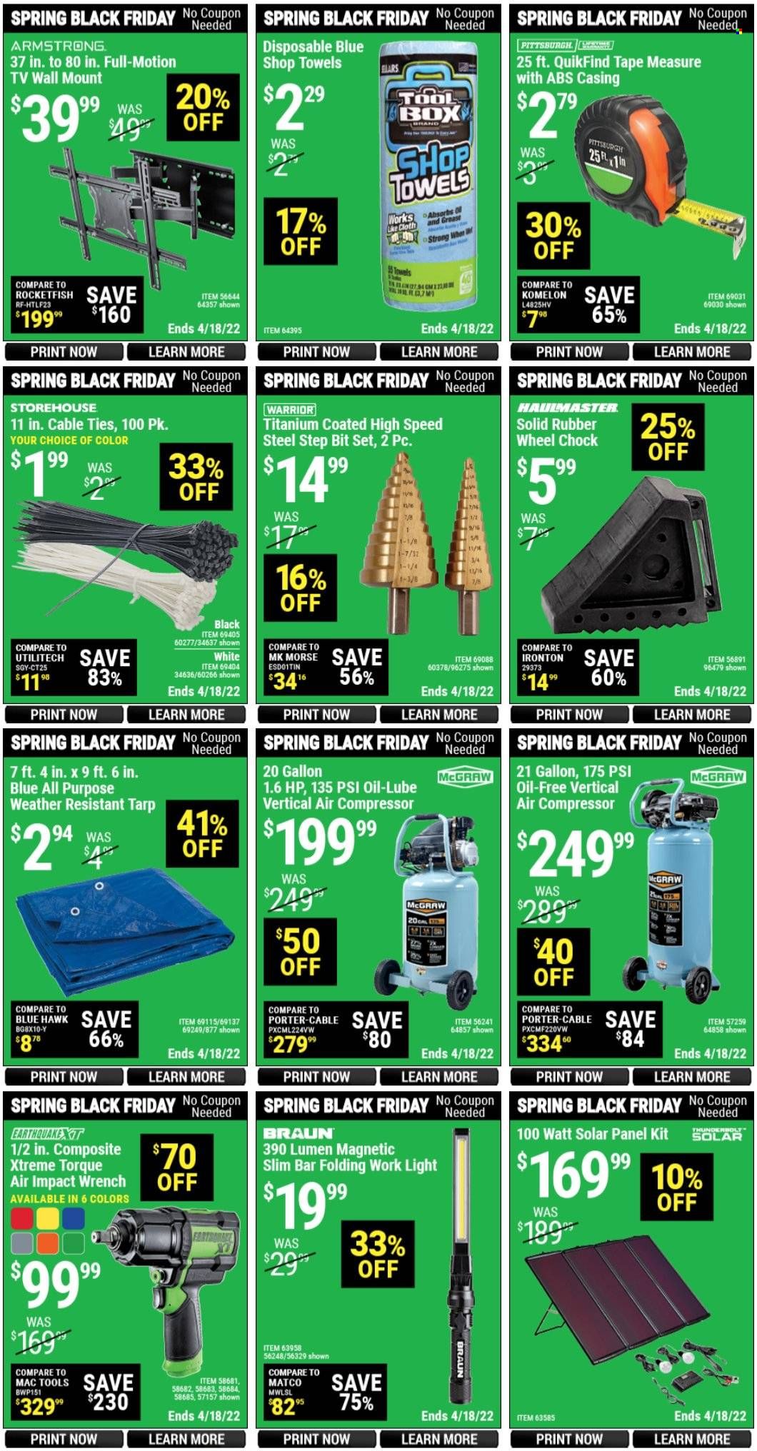 Harbor Freight Weekly Ad Flyer April 15 to April 22