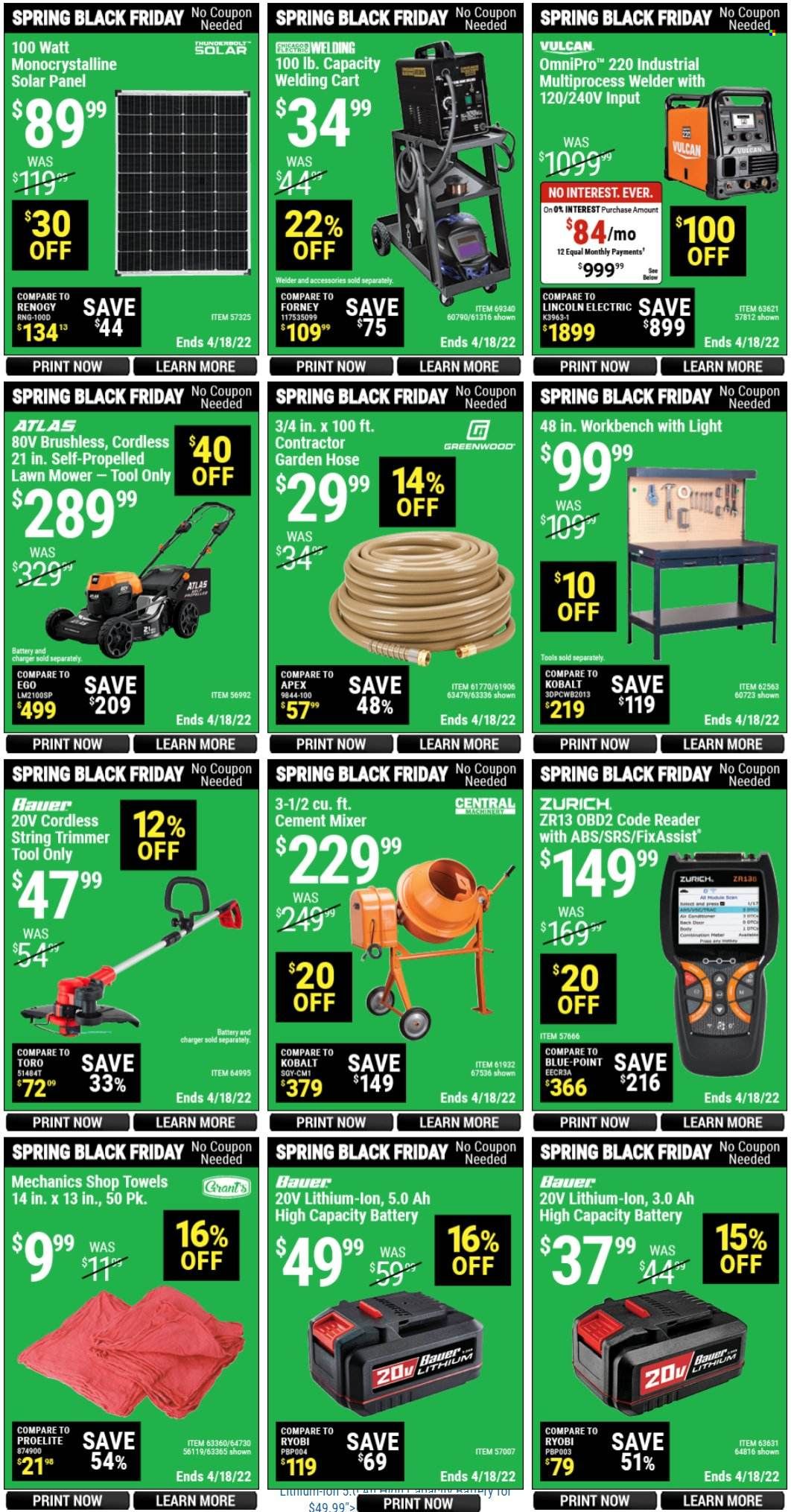 Harbor Freight Weekly Ad Flyer April 15 to April 22