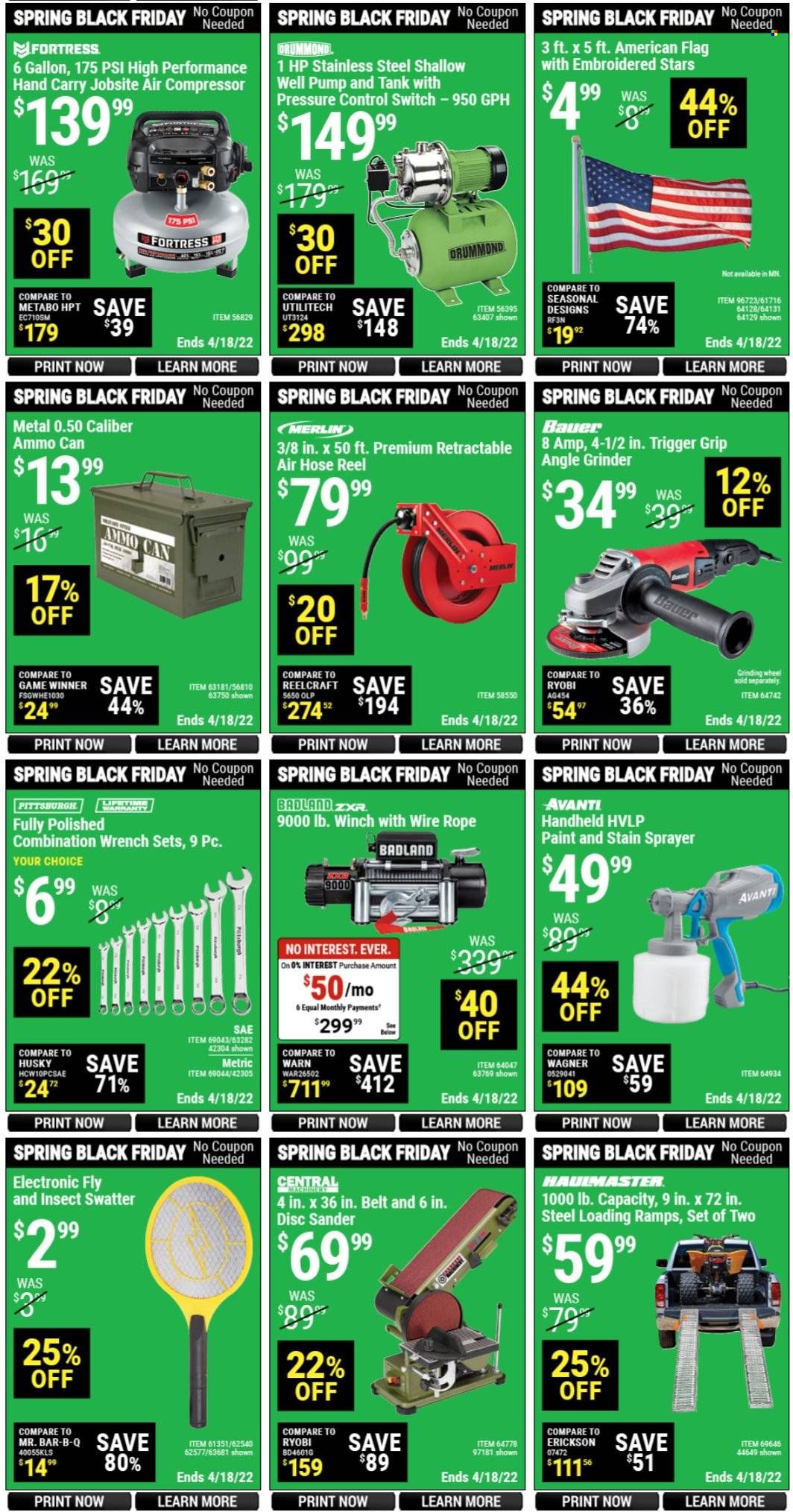Harbor Freight Weekly Ad Flyer April 15 to April 22
